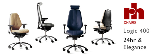 RH Logic 400 Office Chairs