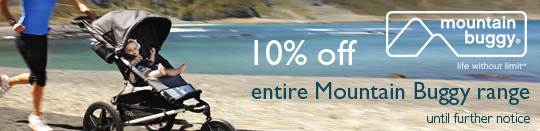 10% off entire Mountain Buggy range