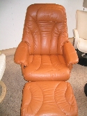 Boss Recling Lounge Chair with Footstool