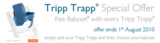 Tripp Trapp Offer - free Babyset