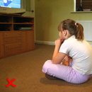 Watching TV - Before