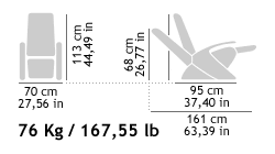 Keyton Concept Chair Dimensions