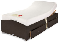 BIA Adjustable Bed - with Large Drawers