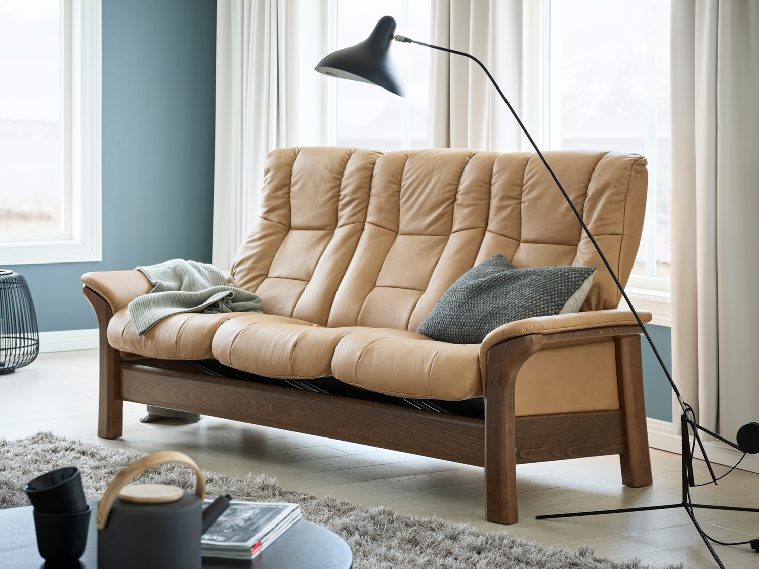 Stressless Legend Cuir Canapé D'Angle Braun Beige Canapé Manuel Stressless Legend Cuir Canapé D'Angle Braun Beige Canapé Manuel