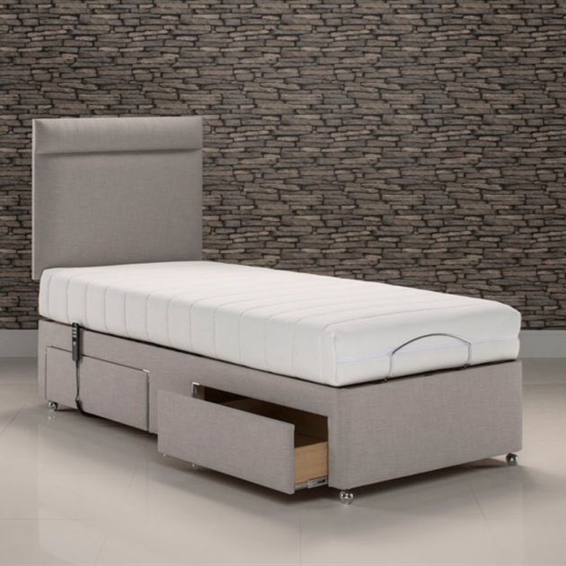 Adjustable bed 2025 with storage drawers